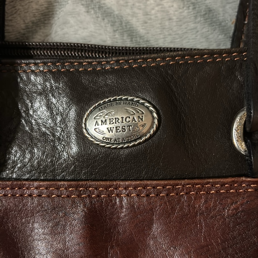 NEW American West handmade one at a time two strap handbag.NEW - Picture 3 of 8